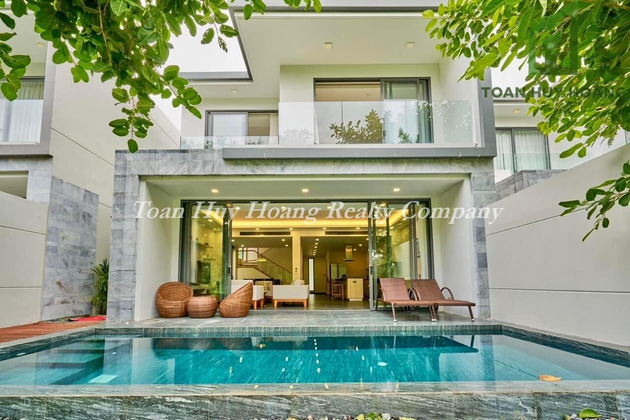 Villa for rent in The Point Danang fully feature furnishment.