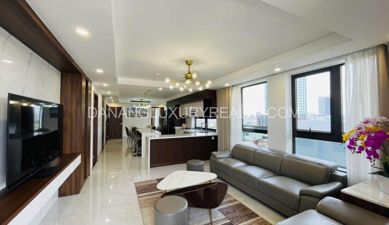 Thuê Penthouse Đà Nẵng Gần Cầu Rồng 3 Phòng Ngủ Hiện Đại