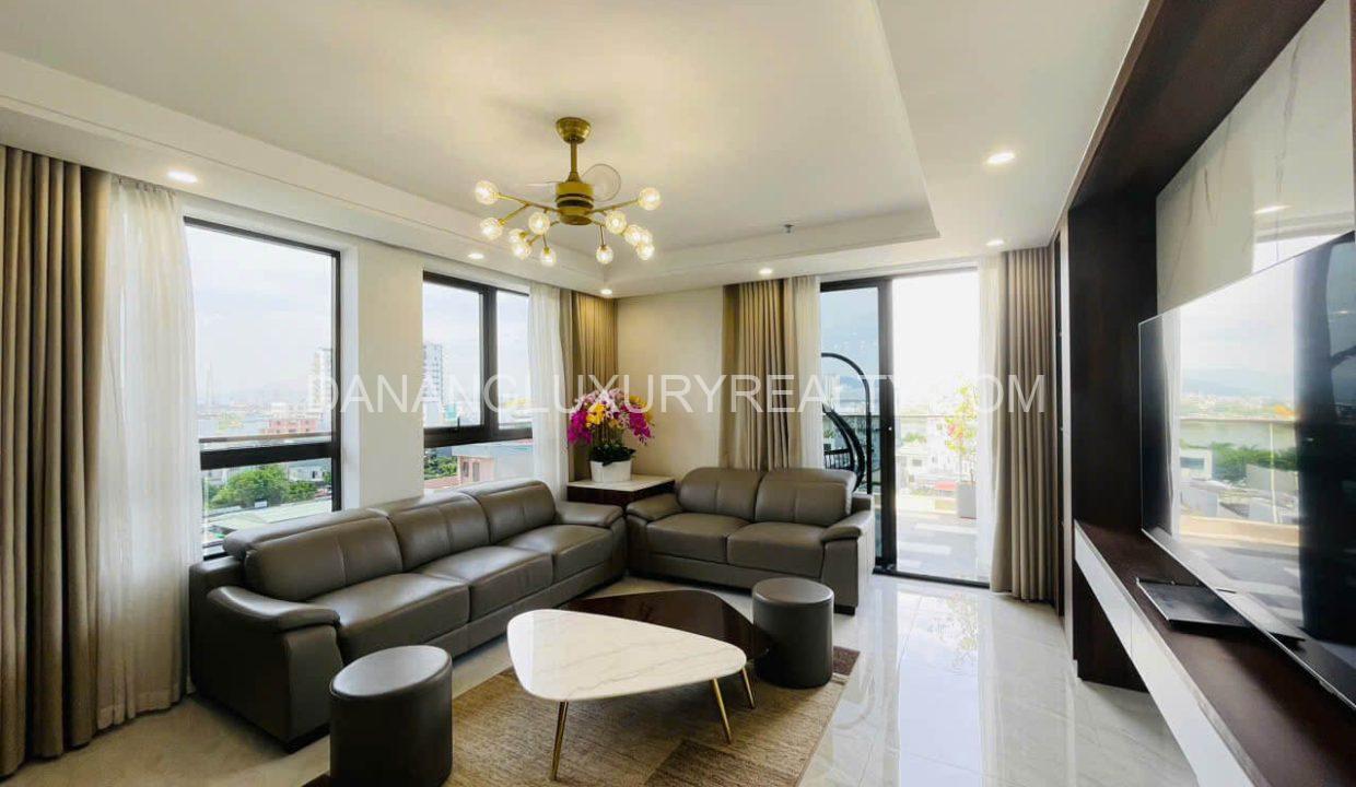 Thuê Penthouse Đà Nẵng Gần Cầu Rồng 3 Phòng Ngủ Hiện Đại