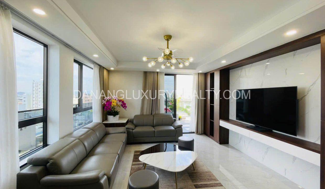 Thuê Penthouse Đà Nẵng Gần Cầu Rồng 3 Phòng Ngủ Hiện Đại