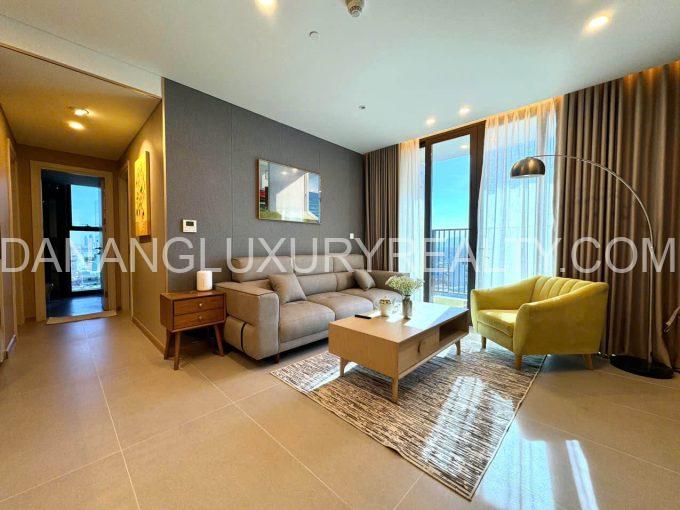 Thuê Chung Cư Sam Tower Đà Nẵng Căn Góc 2 Phòng Ngủ Hiện Đại