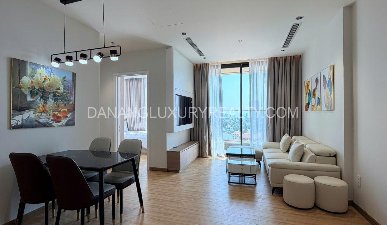 Thuê Căn Hộ Panoma Đà Nẵng 2 Phòng Ngủ Hiện Đại View Biển