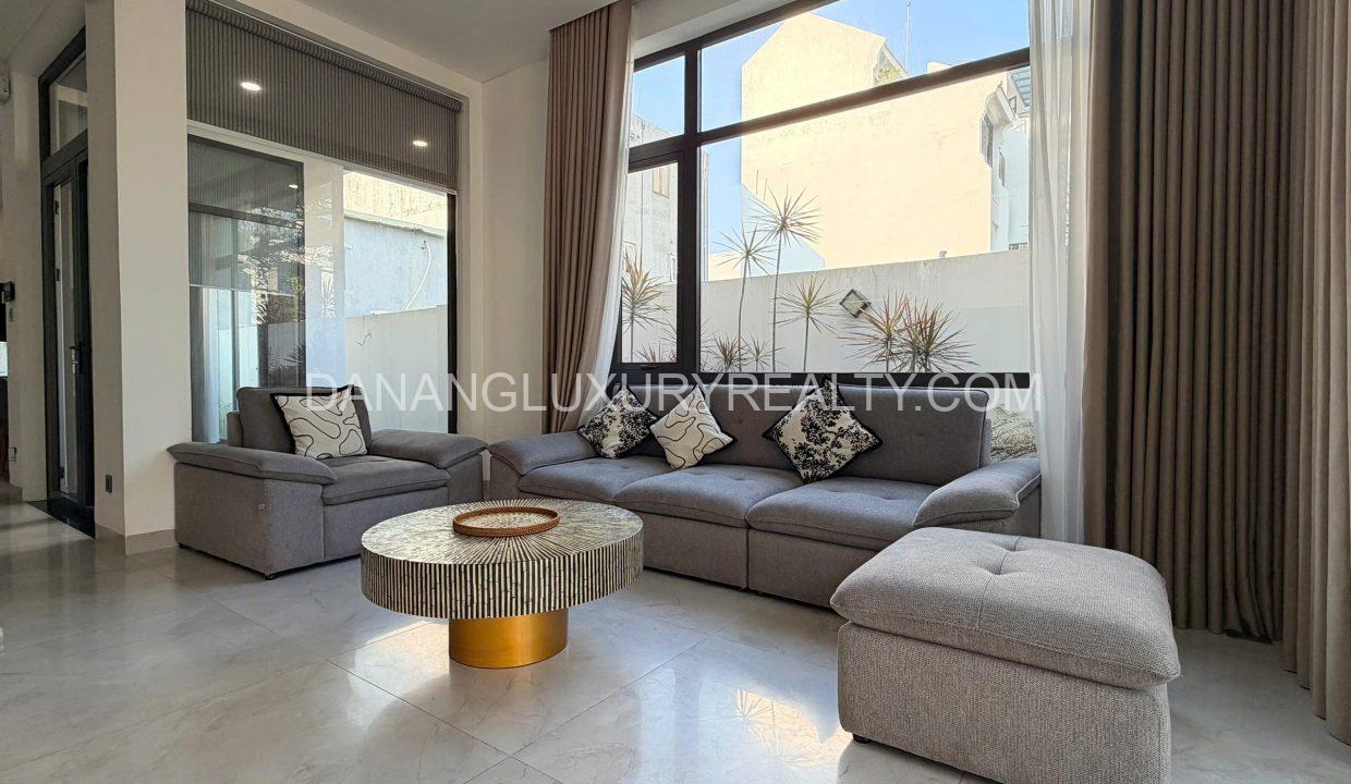 Cho Thuê Biệt Thự Đà Nẵng 5 Phòng Ngủ Nội Thất Hiện Đại